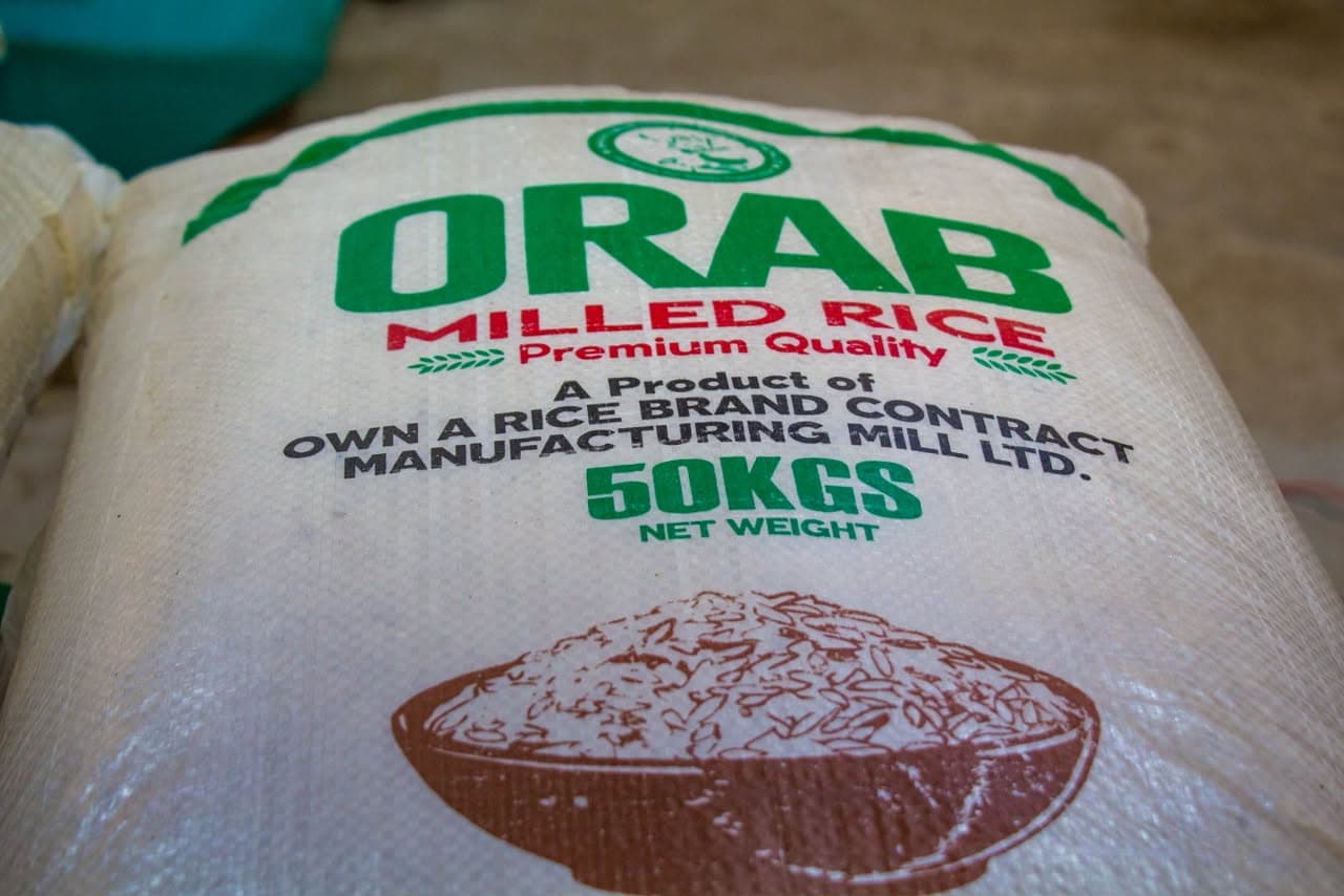 ORAB Premium Parboiled Rice, long grain Nigerian parboiled rice